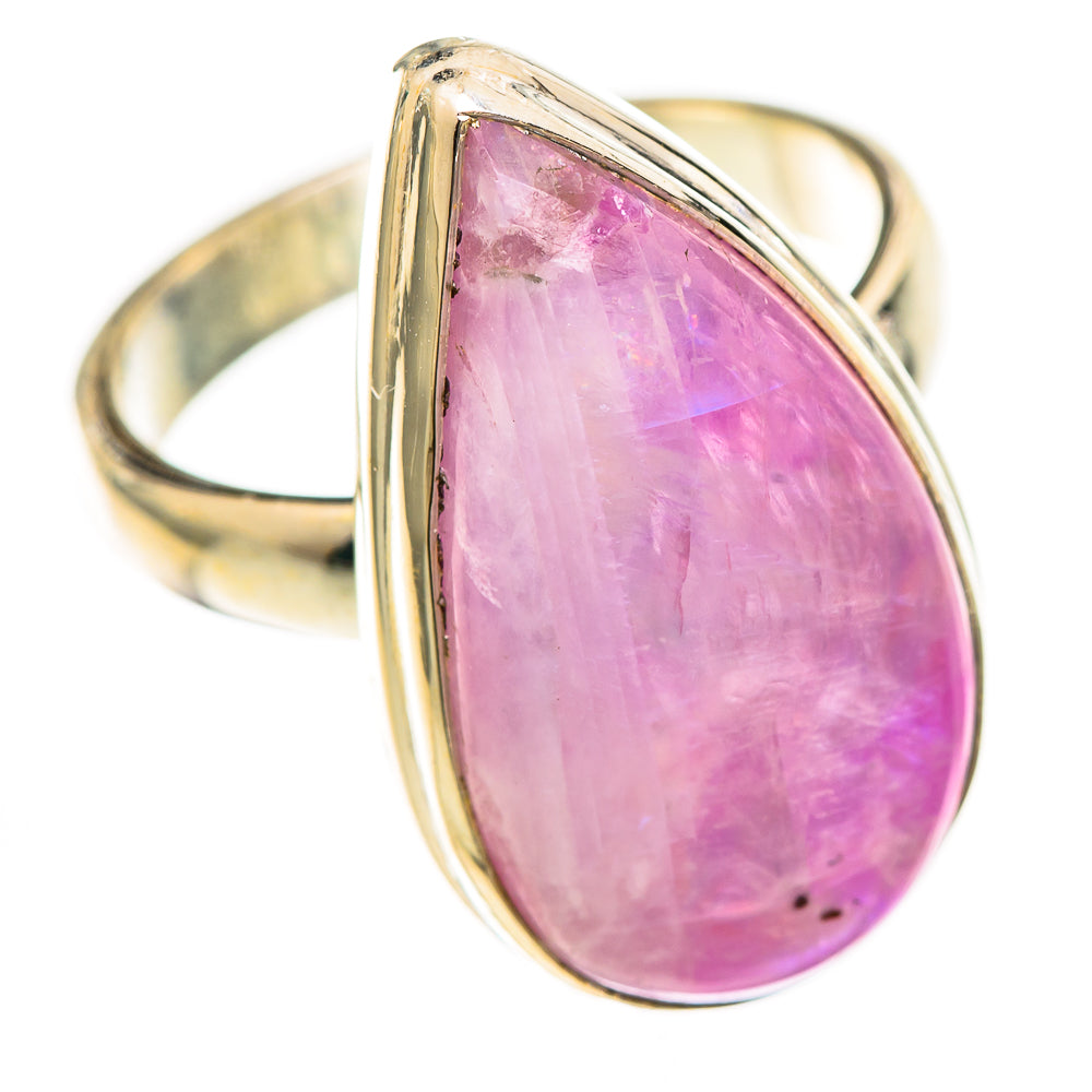 Pink Moonstone Rings handcrafted by Ana Silver Co - RING124949 - Photo 2