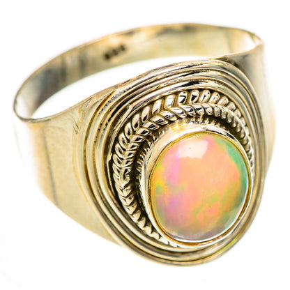 Ethiopian Opal Rings handcrafted by Ana Silver Co - RING124955 - Photo 2