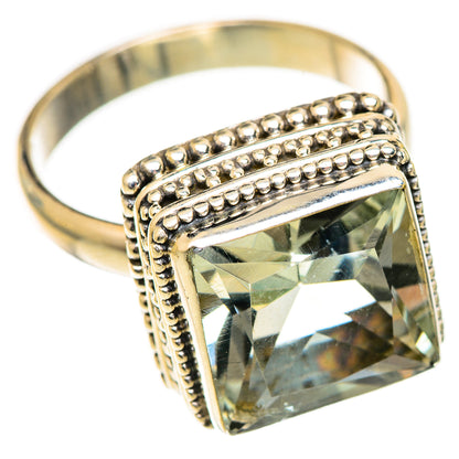 Green Amethyst Rings handcrafted by Ana Silver Co - RING124967 - Photo 2