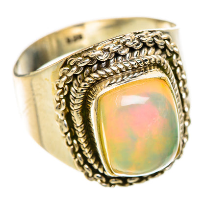 Ethiopian Opal Rings handcrafted by Ana Silver Co - RING124971 - Photo 2