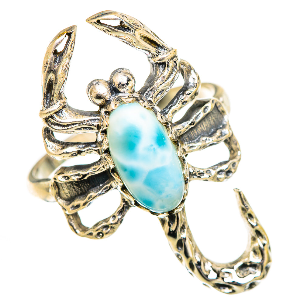 Larimar Rings handcrafted by Ana Silver Co - RING124974 - Photo 2
