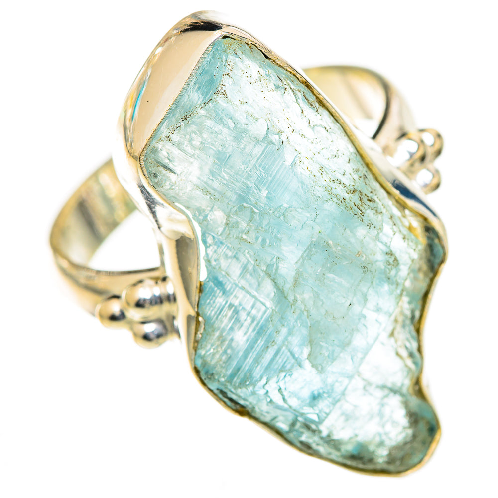 Aquamarine Rings handcrafted by Ana Silver Co - RING124975 - Photo 2