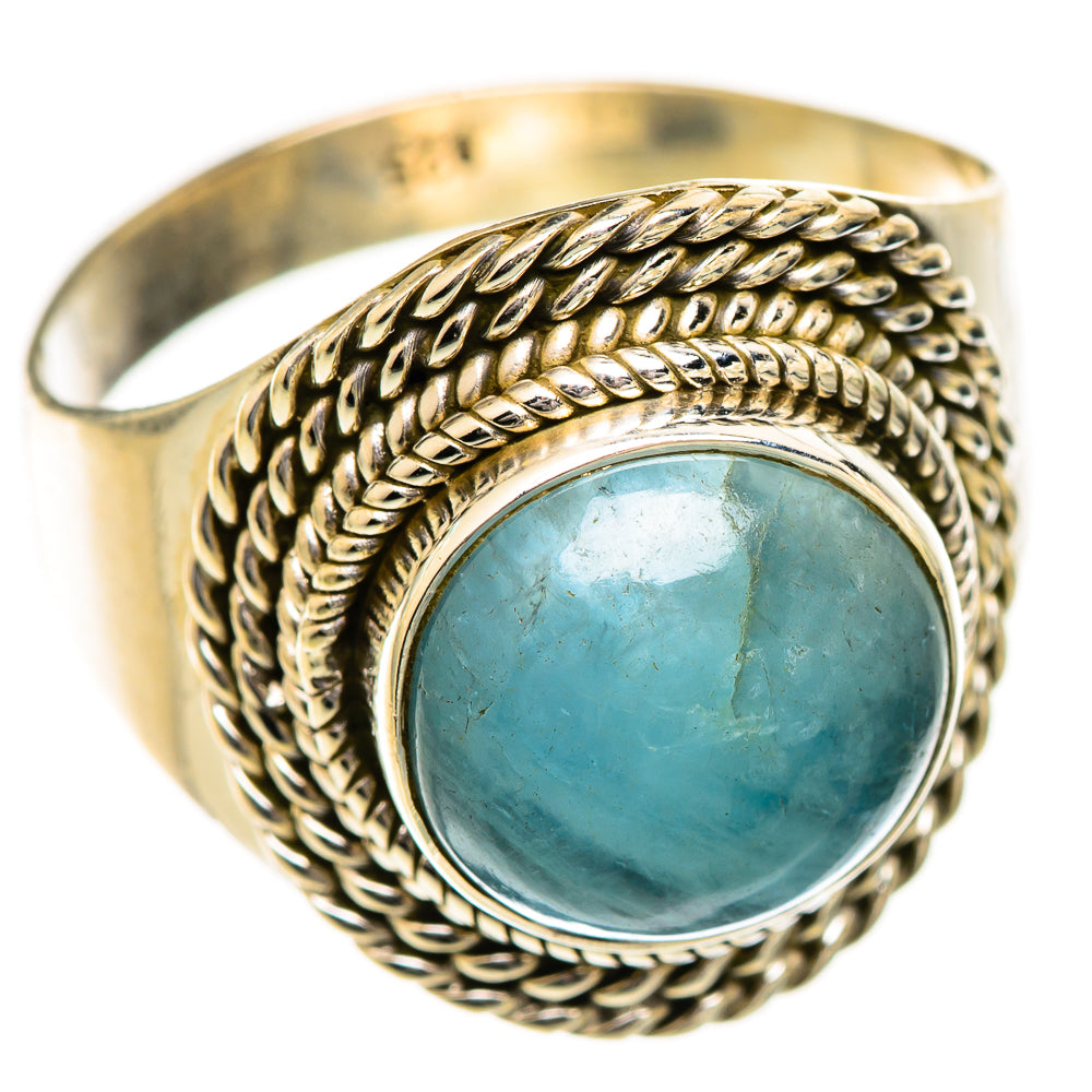 Aquamarine Rings handcrafted by Ana Silver Co - RING124990 - Photo 2