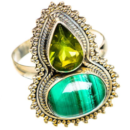 Malachite Rings handcrafted by Ana Silver Co - RING124997 - Photo 2