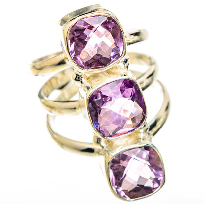 Amethyst Rings handcrafted by Ana Silver Co - RING125001 - Photo 2
