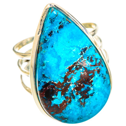 Shattuckite Rings handcrafted by Ana Silver Co - RING125012 - Photo 2