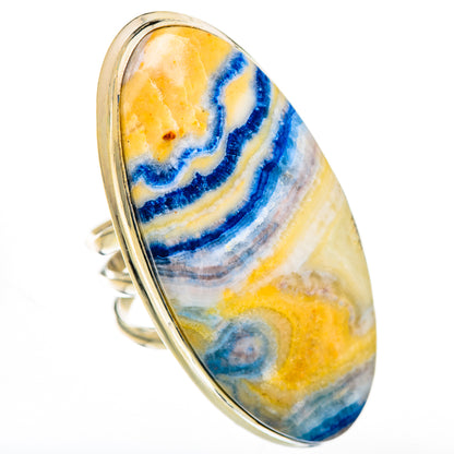 Blue Scheelite Rings handcrafted by Ana Silver Co - RING125017 - Photo 2