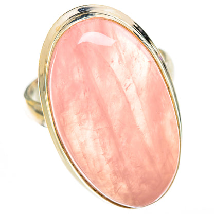 Rose Quartz Rings handcrafted by Ana Silver Co - RING125030 - Photo 2