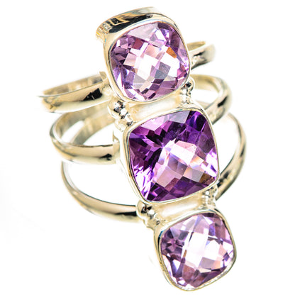 Amethyst Rings handcrafted by Ana Silver Co - RING125032 - Photo 2