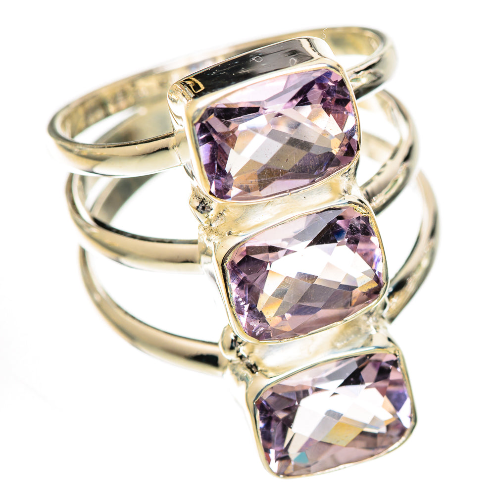 Amethyst Rings handcrafted by Ana Silver Co - RING125056 - Photo 2