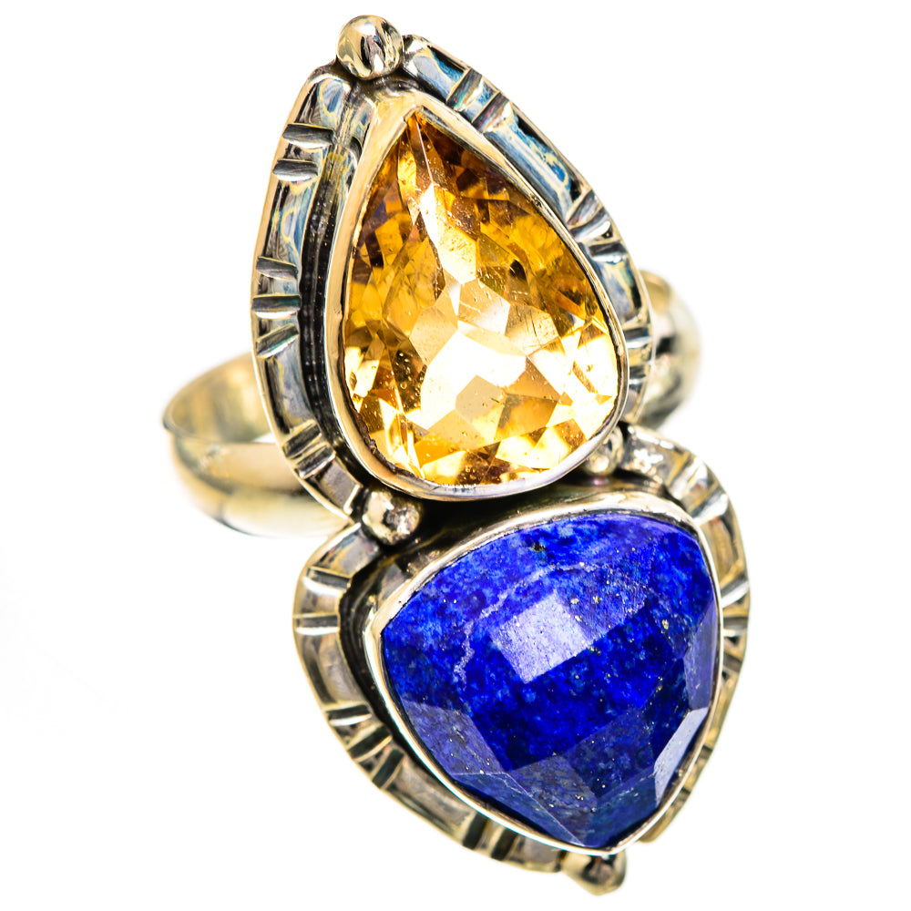 Lapis Lazuli Rings handcrafted by Ana Silver Co - RING125065 - Photo 2
