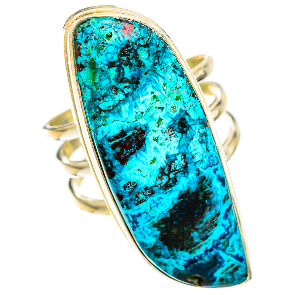 Shattuckite Rings handcrafted by Ana Silver Co - RING125072 - Photo 2