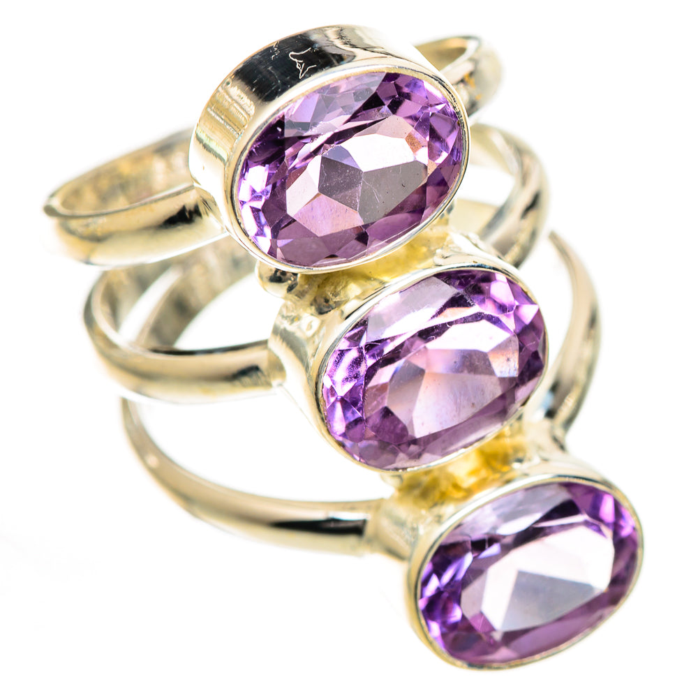 Amethyst Rings handcrafted by Ana Silver Co - RING125085 - Photo 2