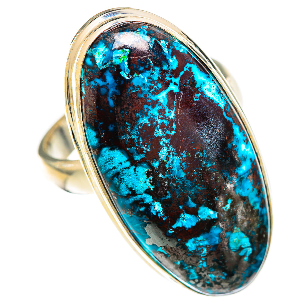 Shattuckite Rings handcrafted by Ana Silver Co - RING125100 - Photo 2