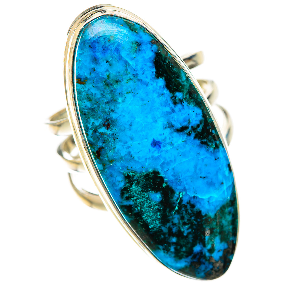 Chrysocolla Rings handcrafted by Ana Silver Co - RING125118 - Photo 2