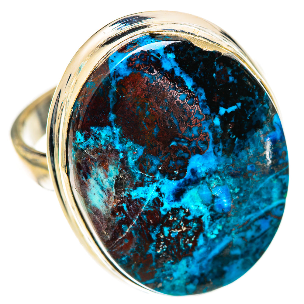 Shattuckite Rings handcrafted by Ana Silver Co - RING125124 - Photo 2