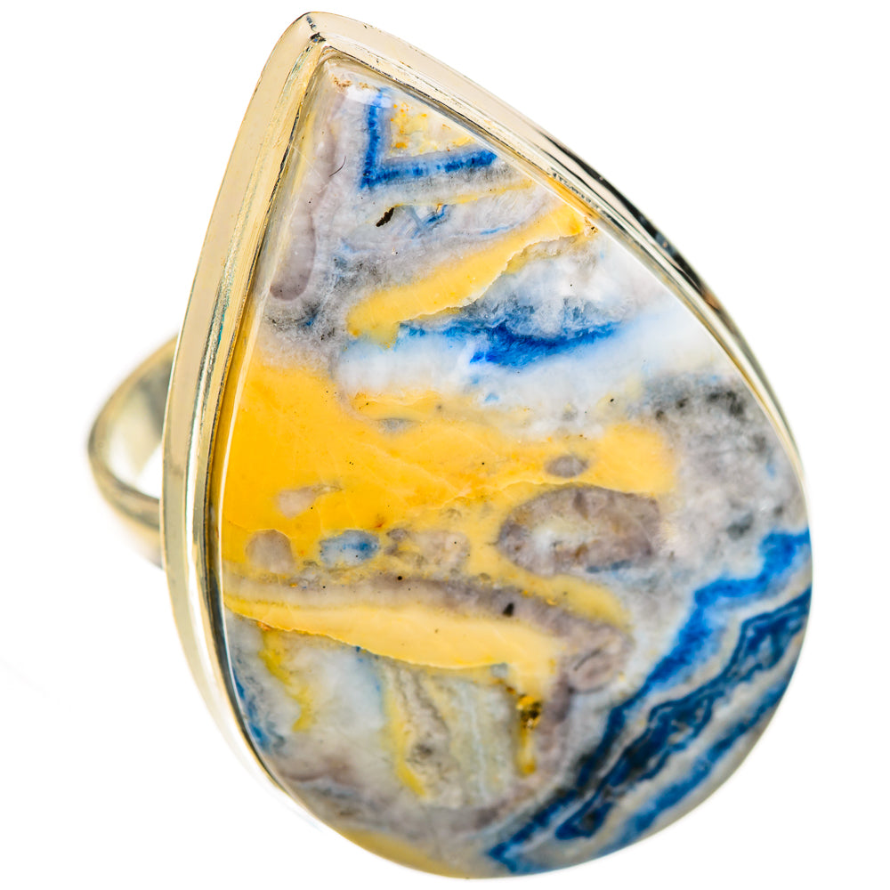 Blue Scheelite Rings handcrafted by Ana Silver Co - RING125144 - Photo 2