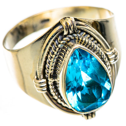 Swiss Blue Topaz Rings handcrafted by Ana Silver Co - RING125152 - Photo 2
