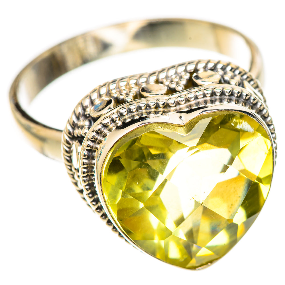Citrine Rings handcrafted by Ana Silver Co - RING125173 - Photo 2
