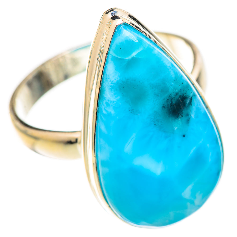 Larimar Rings handcrafted by Ana Silver Co - RING125178 - Photo 2