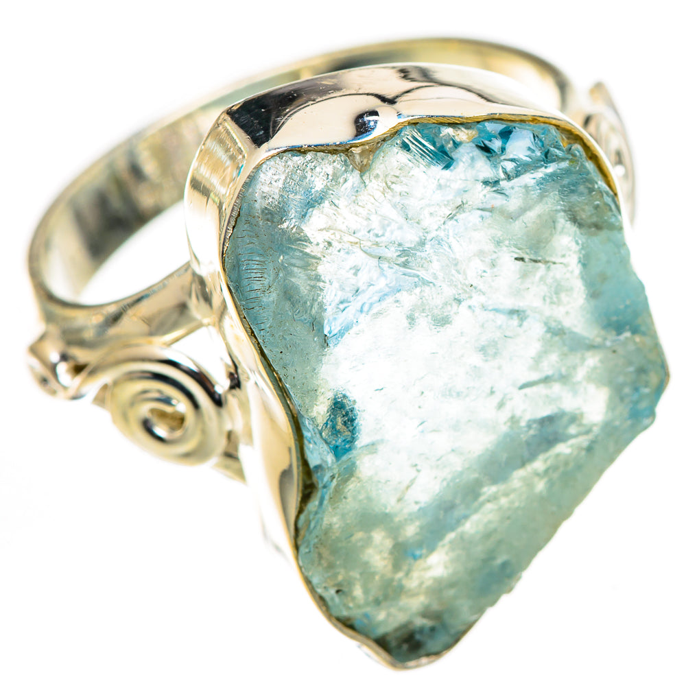 Aquamarine Rings handcrafted by Ana Silver Co - RING125179 - Photo 2