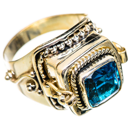 Swiss Blue Topaz Rings handcrafted by Ana Silver Co - RING125181 - Photo 2