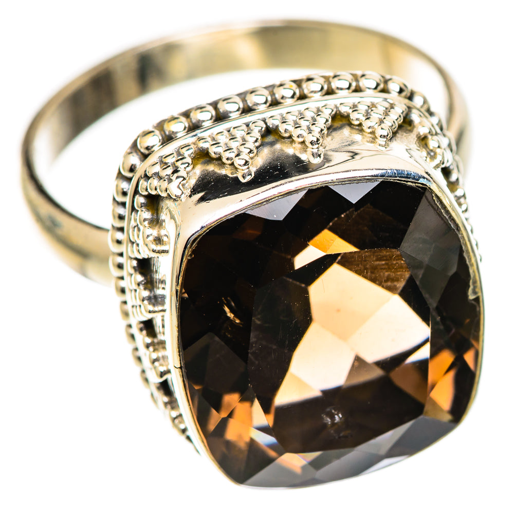 Smoky Quartz Rings handcrafted by Ana Silver Co - RING125186 - Photo 2