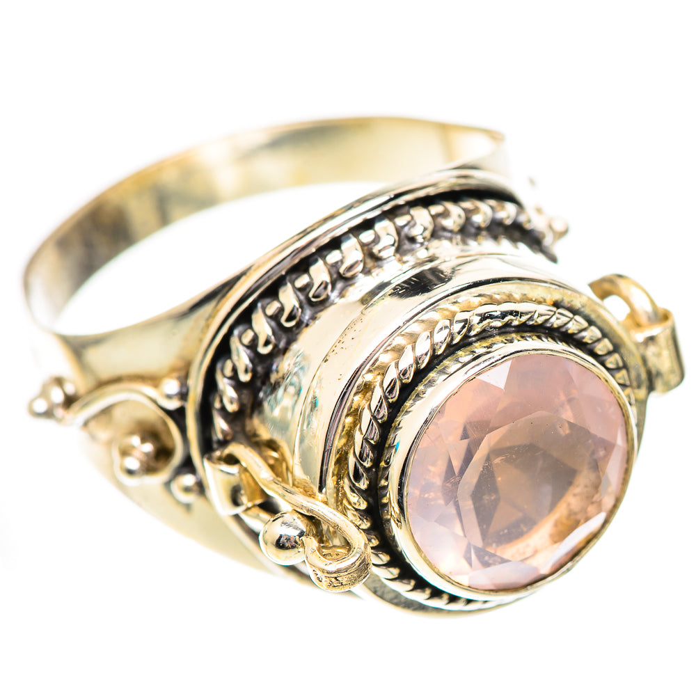 Rose Quartz Rings handcrafted by Ana Silver Co - RING125189 - Photo 2