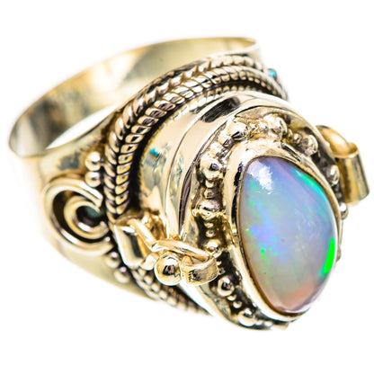 Ethiopian Opal Rings handcrafted by Ana Silver Co - RING125201 - Photo 2