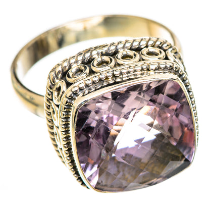 Pink Amethyst Rings handcrafted by Ana Silver Co - RING125221 - Photo 2