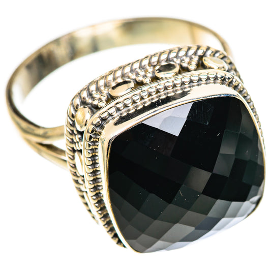 Black Onyx Rings handcrafted by Ana Silver Co - RING125223 - Photo 2