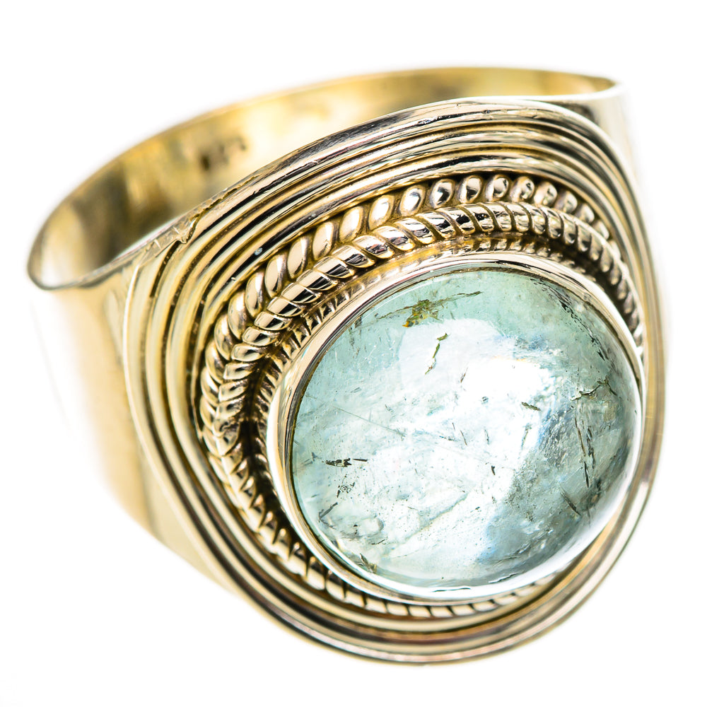 Aquamarine Rings handcrafted by Ana Silver Co - RING125232 - Photo 2