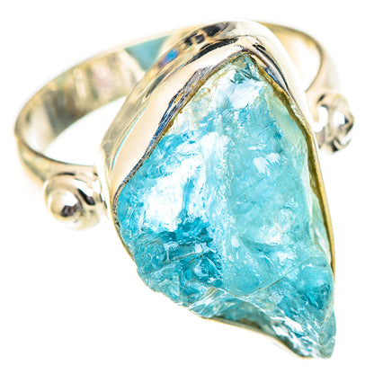 Aquamarine Rings handcrafted by Ana Silver Co - RING125237 - Photo 2