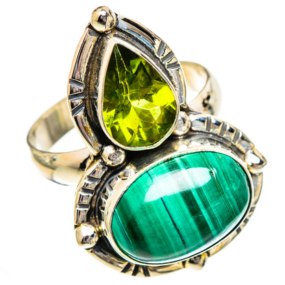 Malachite Rings handcrafted by Ana Silver Co - RING125239 - Photo 2