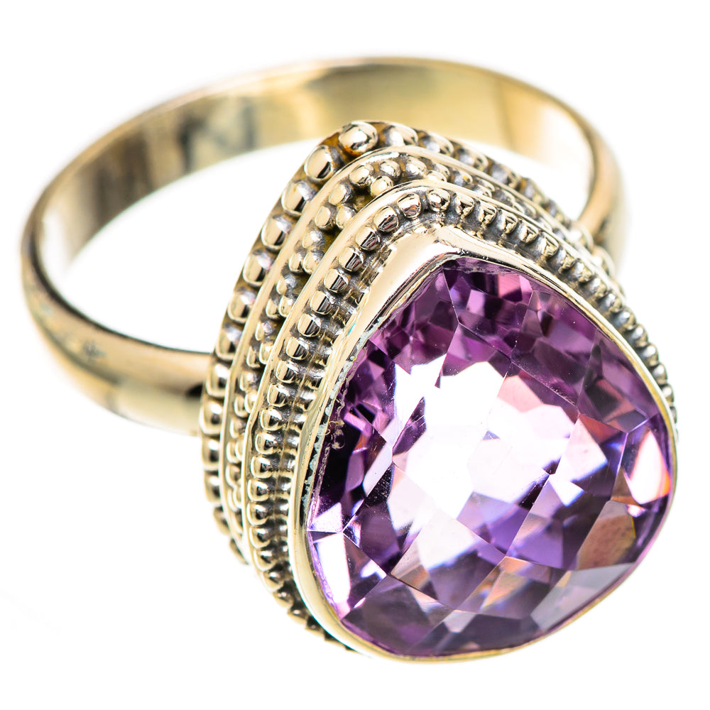 Pink Amethyst Rings handcrafted by Ana Silver Co - RING125243 - Photo 2