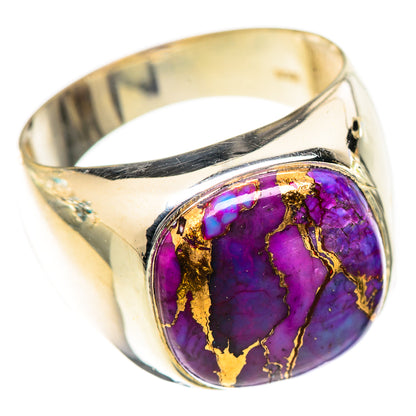 Purple Copper Composite Turquoise Rings handcrafted by Ana Silver Co - RING125260 - Photo 2