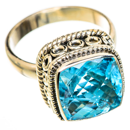 Swiss Blue Topaz Rings handcrafted by Ana Silver Co - RING125272 - Photo 2