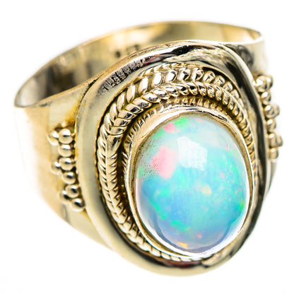 Ethiopian Opal Rings handcrafted by Ana Silver Co - RING125289 - Photo 2