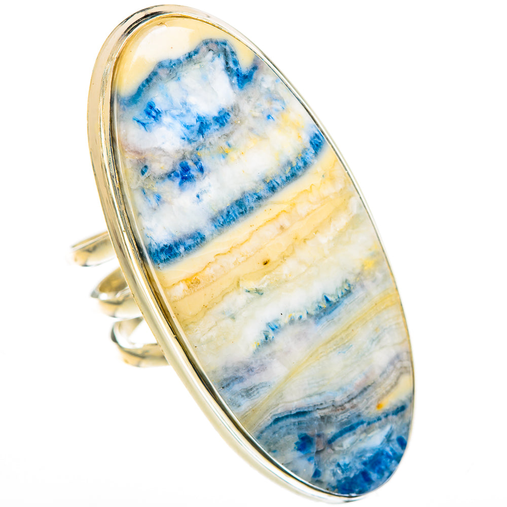 Blue Scheelite Rings handcrafted by Ana Silver Co - RING125298 - Photo 2