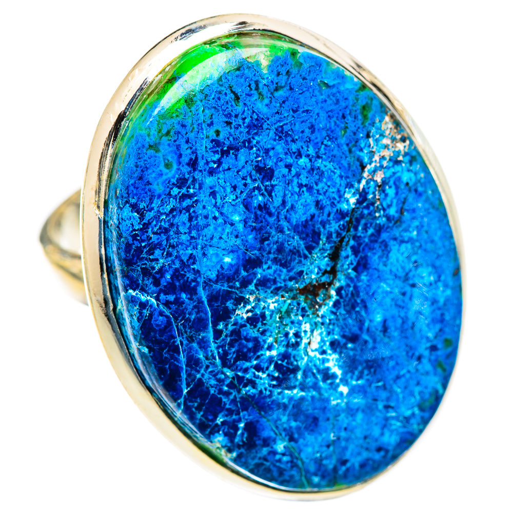 Chrysocolla Rings handcrafted by Ana Silver Co - RING125302 - Photo 2