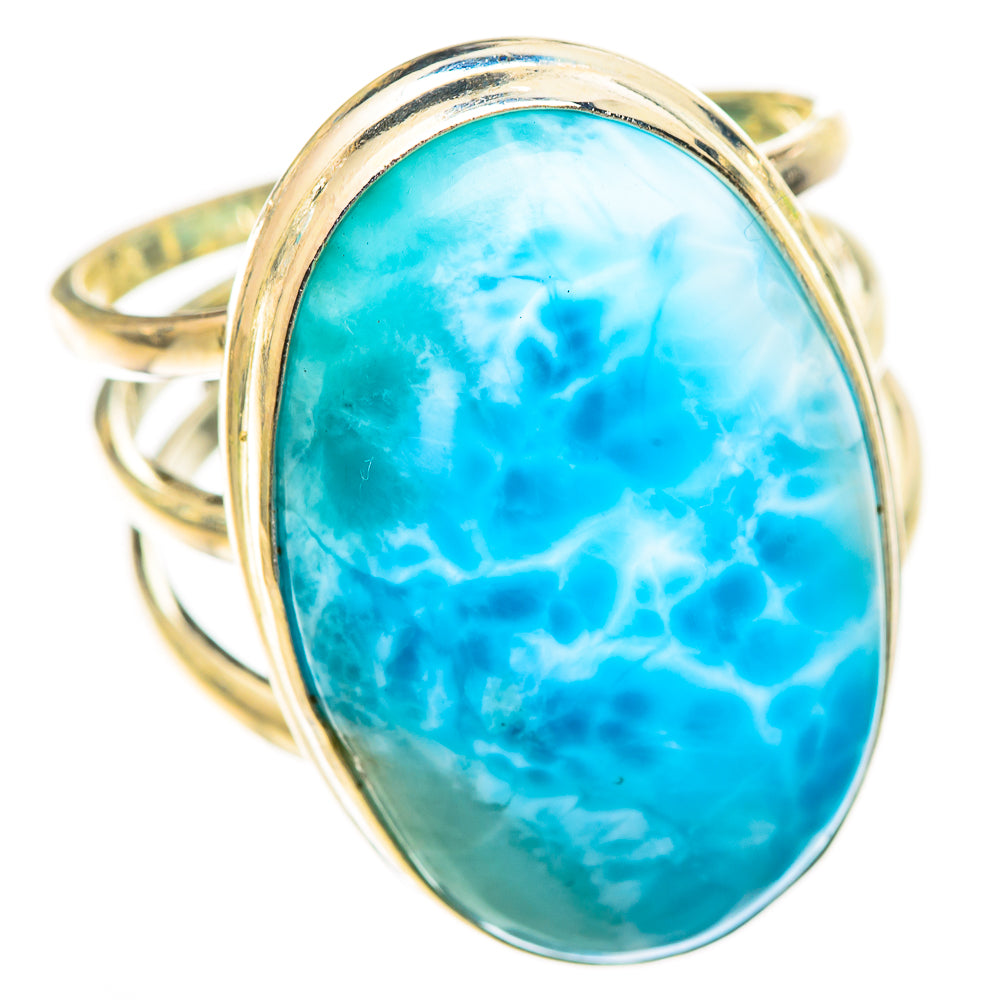 Larimar Rings handcrafted by Ana Silver Co - RING125312 - Photo 2