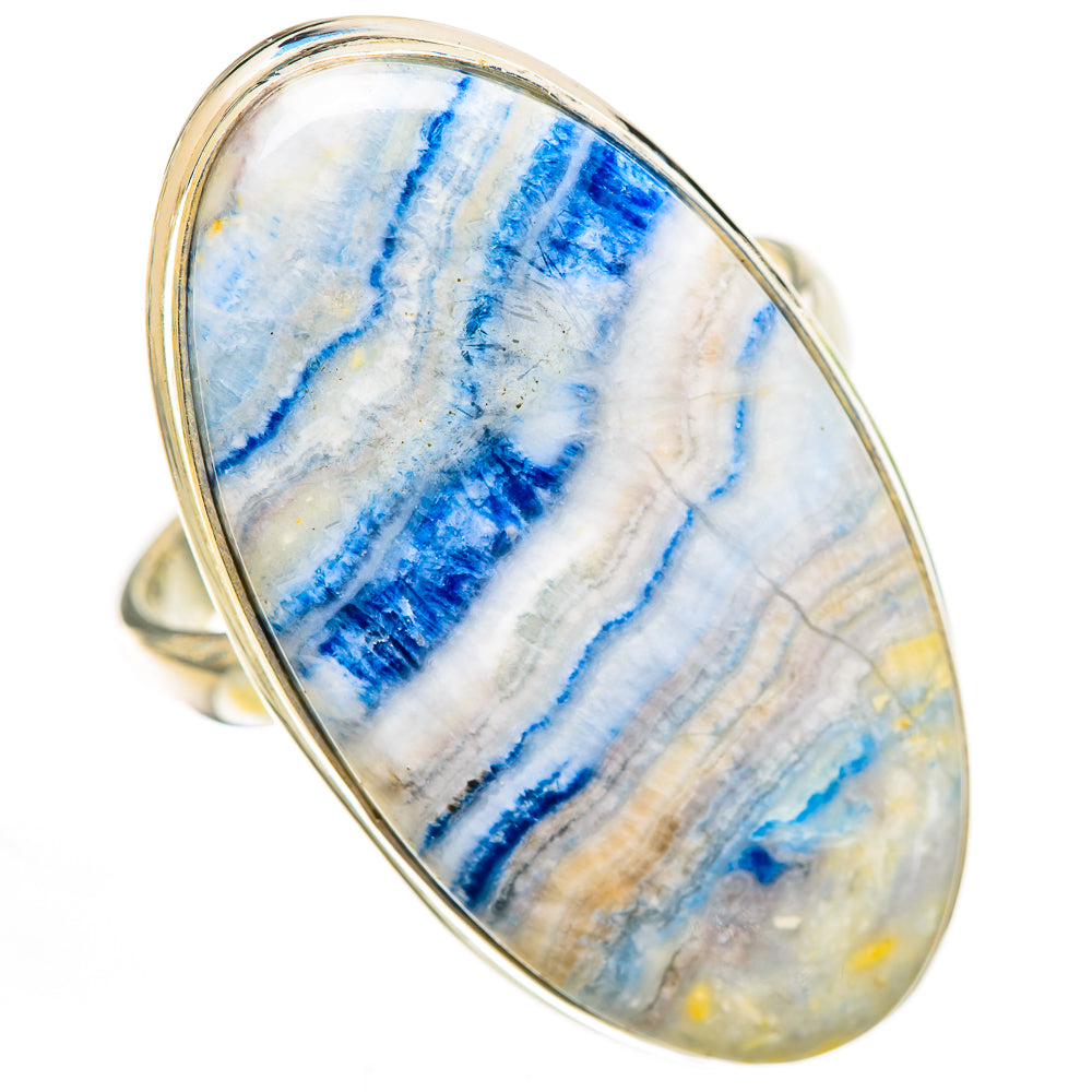 Blue Scheelite Rings handcrafted by Ana Silver Co - RING125317 - Photo 2