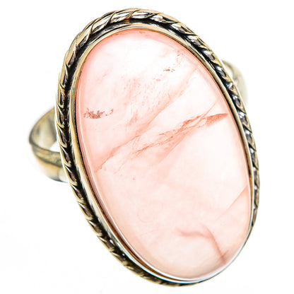 Rose Quartz Rings handcrafted by Ana Silver Co - RING125320 - Photo 2