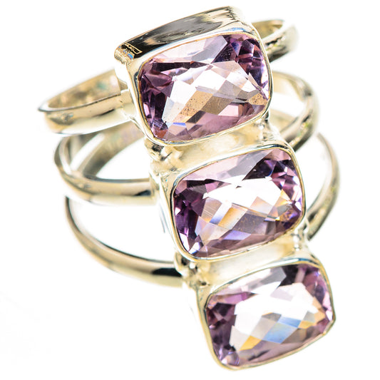 Pink Amethyst Rings handcrafted by Ana Silver Co - RING125324 - Photo 2