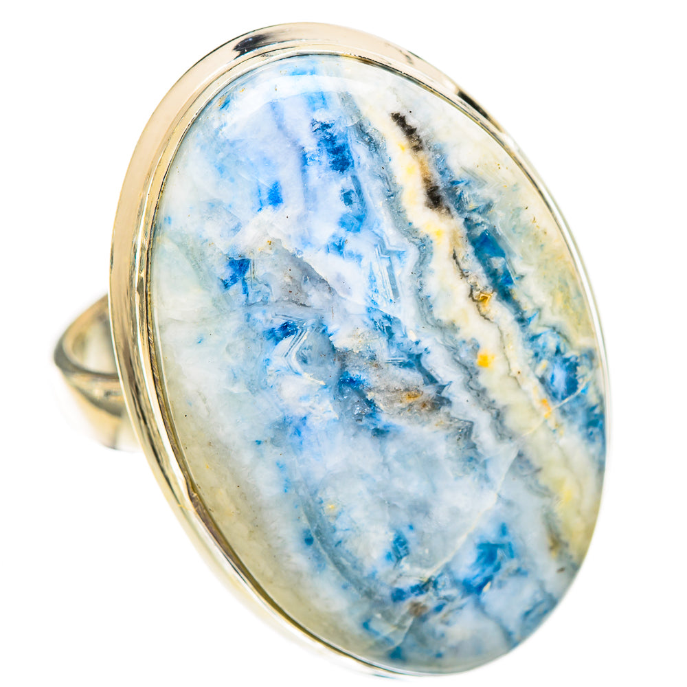 Blue Scheelite Rings handcrafted by Ana Silver Co - RING125337 - Photo 2