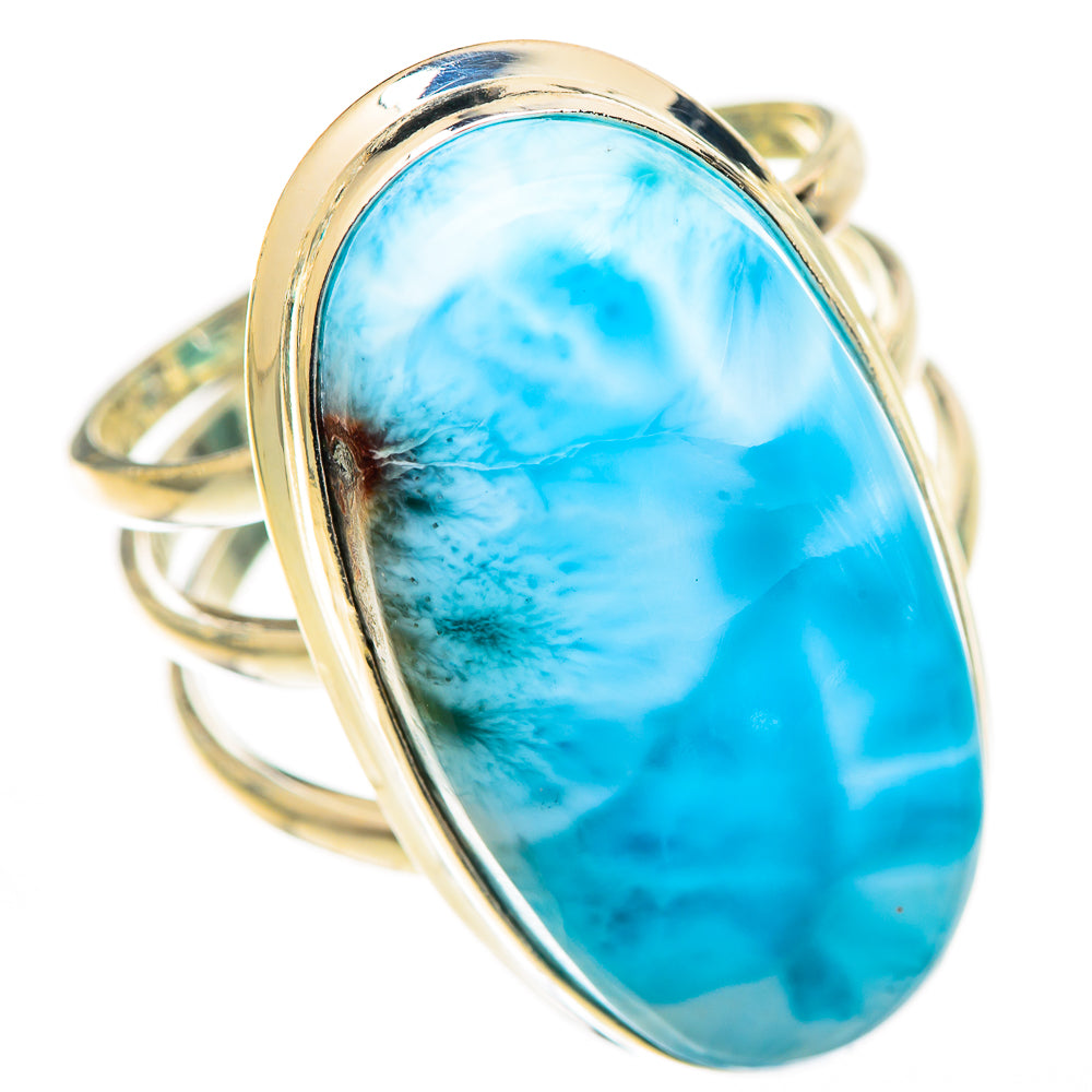 Larimar Rings handcrafted by Ana Silver Co - RING125344 - Photo 2