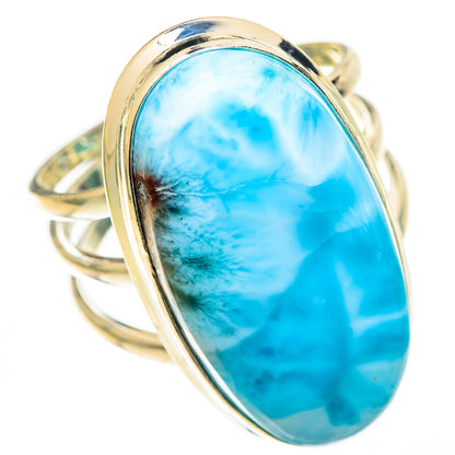 Larimar Rings handcrafted by Ana Silver Co - RING125344 - Photo 2