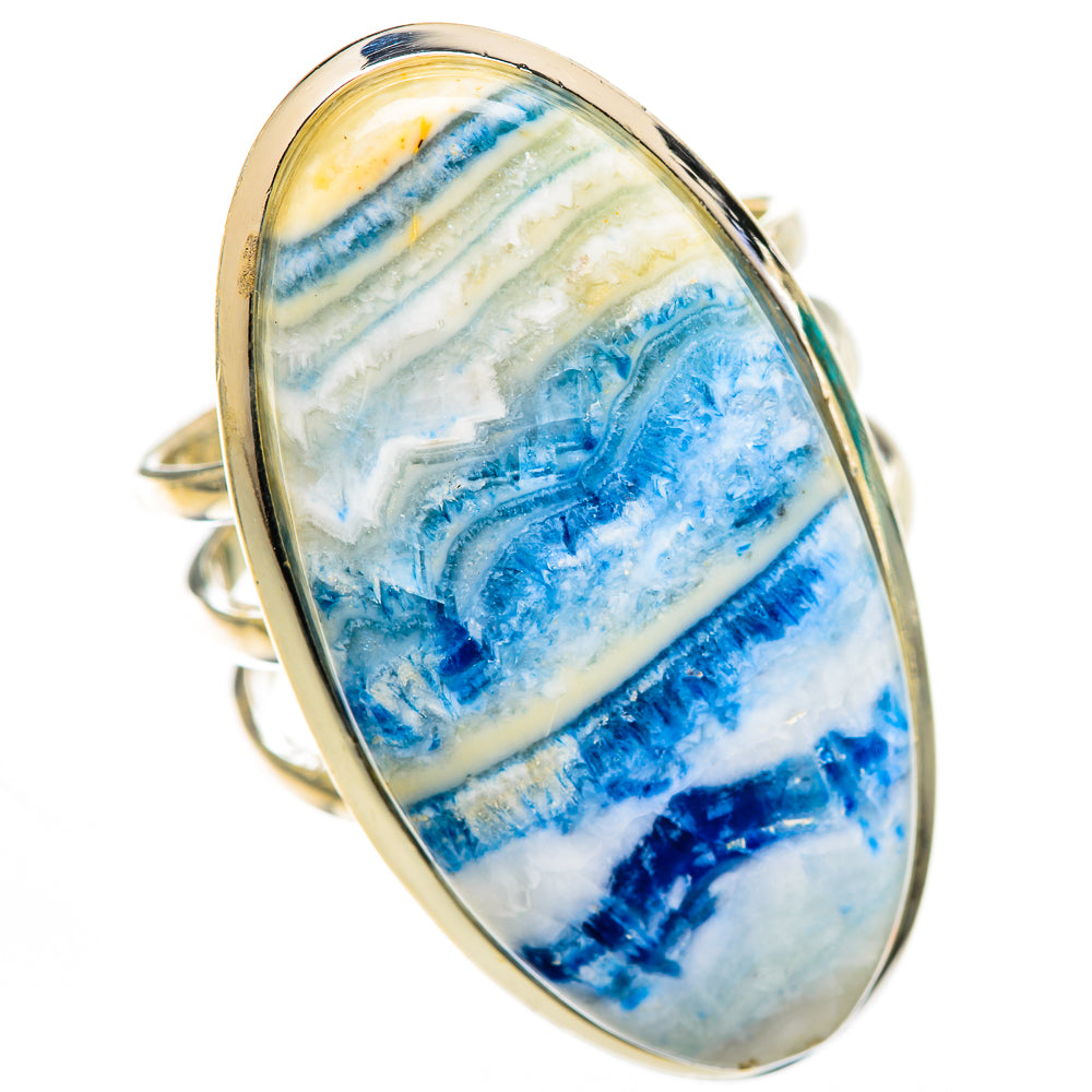 Blue Scheelite Rings handcrafted by Ana Silver Co - RING125346 - Photo 2