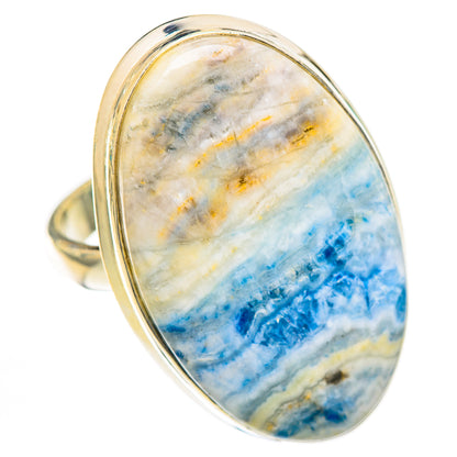 Blue Scheelite Rings handcrafted by Ana Silver Co - RING125348 - Photo 2