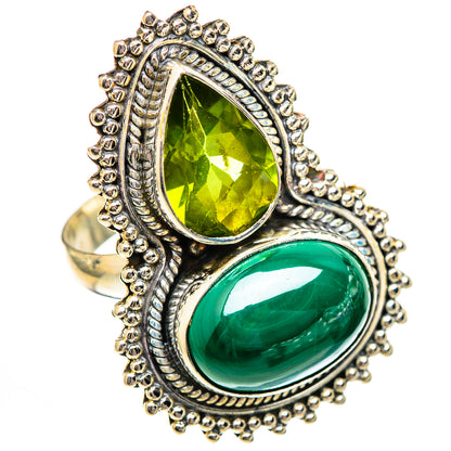 Malachite Rings handcrafted by Ana Silver Co - RING125352 - Photo 2